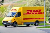 DHL-Fahrzeug